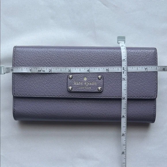 Kate Spade Leather Wallet Lilac GUC - Picture 9 of 13